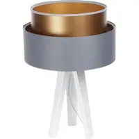 ONZENO TISCHLAMPE Grau 30/45 cm