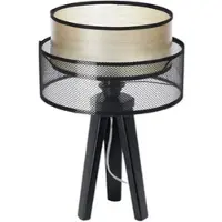 ONZENO TISCHLAMPE Schwarz 30/45 cm