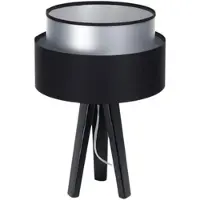 ONZENO TISCHLAMPE Schwarz 30/45 cm