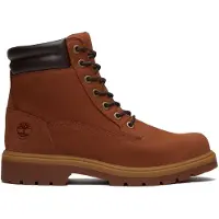 Timberland 6 Inch Lace Up Waterproof Boot Rust Nubuck Größe: 41.5 | Stiefel Outlet | Herren | Braun