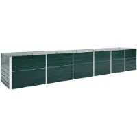 Prolenta Maison Exclusive - Garten-Hochbeet Verzinkter Stahl 480x80x77 cm Grün