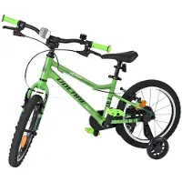 Volare Venom Kinderfahrrad - Jungen - 16 Zoll - Grün - Zwei Handbremsen