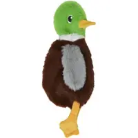 Petsolutions Jack & Vanilla Flatties Ente Plüschspielzeug für Hunde