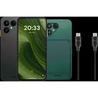 Fairphone 6 256GB Schwarz 5G + Basis-Zubehörset