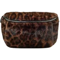 Bellerose für Damen. BW262825 F2625 Bauchtasche Joswel braun (OSFA), Lässig, Tierdruck, Polyester