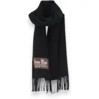 Bellerose für Damen. BU262812 F2645 Schal Mutch schwarz (OSFA), Lässig, Wolle