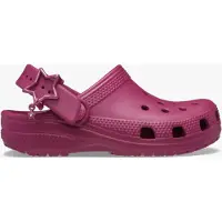 Crocs Classic Star Buckle Kids Pantoffeln, Royal Pink, 19-20