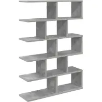 vidaXL Wandregal Betongrau 70 x 20 x 100 cm Holzwerkstoff