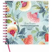 Comello Familien-Notizagenda 17-Monate 2027 Floral Balloon 6 Personen