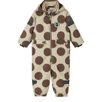 Reima Schneeanzug - Marte Mid - Earthy Beige m. Punkte - - 80 - Schneeanzüge