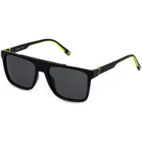 FILA SFID20 Nero lucido totale 57/18/145 Herren Sonnenbrillen