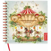 Comello Familien-Notizagenda 17 Monate 2027 Karussell 6 Personen