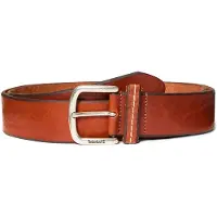 Timberland Mens Mascoma Leather Belt cognac XL