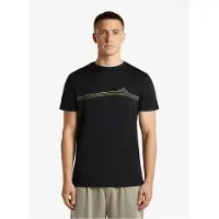 Icebreaker Herren T-Shirts/Tanks ku.Arm He/Uni M Mer 150 Tech Lite SS Tee Range Stripes