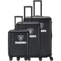 Travelite NFL - 4-Rollen-Trolley Set 3tlg. (Las Vegas Raiders)