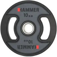 Hammer Sport Hantelscheibe 50 mm 10 kg, PU