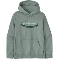 Patagonia - Bequemes Kapuzen-Sweatshirt &ndash; Herren &ndash; M's '95 Oval Logo Uprisal Hoody - M's '95 Oval Logo Uprisal Hoody Cover Green