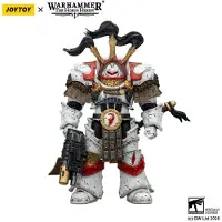 Joy toy (CN) JT03486 - Warhammer 40,000 Actionfigur White Scars Legion Praetor in Cataphractii Terminator Armour with Cyber Hawk Chogorian sword and combi-melta 14 cm - Neu