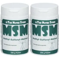 The Nutri Store MSM 100% rein Methyl Sulfonyl Methan Pulver 2x 2x250 g