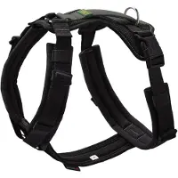 Hunter - Maldon 3.0 - Hundegeschirr Gr L - Hals 66 – 118 cm, Bauch 69 – 1 schwarz/grau