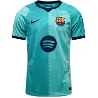 Nike Kinder Fan-Trikots ku.Arm Ki FCB Y NK DF JSY SS STAD 3R