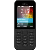 Nokia 215 Dual SIM, Balken, Dual-SIM, 6,1 cm (2.4"), 0,3 MP, 1100 mAh, Schwarz