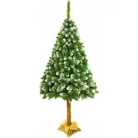 Universal Künstlicher Weihnachtsbaum 180 cm, Diamant-Kiefer, beschneit, dicht am Stamm