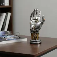 BlockBuddie Cyberpunk Roboter-Hand Gamepad Halter Controller Ständer Schreibtisch Organizer Sci-Fi Geschenk 3D