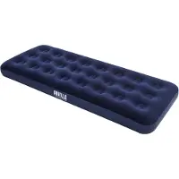 Markenlos aufblasbares Einzel-Luftbett Blue Horizon für eine Person, 185 x 76 x 22 cm