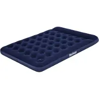 Markenlos Doppelluftbett mit Fußpumpe 203 x 152 x 28 cm