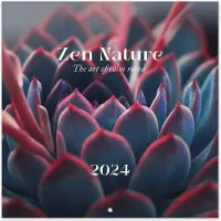 Famanu Wandkalender 2024 - Zen Nature - 30x30 cm