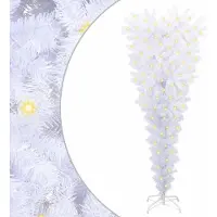 Syfax Künstlicher Weihnachtsbaum Weiß 120 cm PVC und Stahl