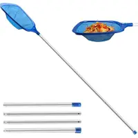 Famanu Skimmer mit feinem Netz - 160 cm, Aluminiumstange, 1,3 m