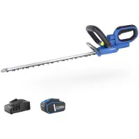 Hyundai 20V Akku-Heckenschere – 51 cm Schnittlänge, 20 mm Schnittstärke & lasergeschnittene Doppelklingen – inkl. 4-Ah-Akku und Ladegerät