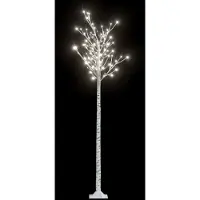 Syfax Weihnachtsbaum 220 LEDs 2,2 m Kaltweiß Indoor Outdoor