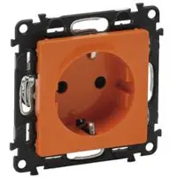 Legrand 753229 Valena Life Schutzkontaktsteckdose erhöhter Berührungsschutz Orange