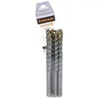 Projahn Hammerbohrer-Set ROCKET 5, Stahl, SDS-plus, Ø 6 mm x 110 mm, 10er Pack