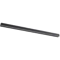 LUCANDE Kinsley LED-Wandleuchte, schwarz, dimmbar, 90 cm, CCT - , Kinsley, dimmbar, Schwarz, für Wohnzimmer, Metall, Modern