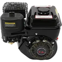 StarTech.com Benzinmotor 7,5 PS - 4-Takt 212 ccm - 3000 W - 3600 U/min - 19 mm Kurbelwelle - Seilzugstart schwarz