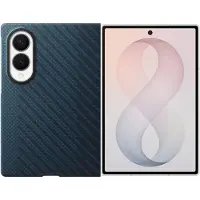 Samsung Original Galaxy Z Fold 8 Hülle - Kunststoff - Backcover/Hard Case - Blau