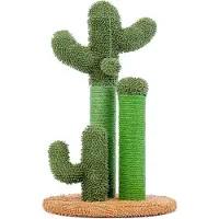 Famanu Katzenkratzbaum 3 Pfosten in 1 Set - Braun - 685 cm - Höhe L