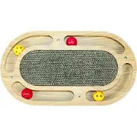 Famanu Kratzmöbel mit Spielbereich - Natur
