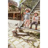 Scoot & Ride Highwaykick One Lifestyle Brown Lines Tretroller Silber Silber One Size