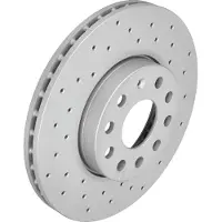 ZIMMERMANN Bremsscheibe 600322152 Vorderachse Gelocht 288mm 25mm für VAG VW (SVW) SKODA (FAW)