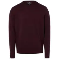 Nils Sundström Strickpullover in aubergine - 0002 | Gr.: XXL