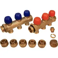 Wavin Tigris Fordelerr?rss?t 1 3vejs Inkl. 20x2,0 mm Pex koblingss?t