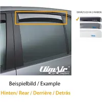 ClimAir Windabweiser Regenabweiser Hinten für BMW 3 Limousine (E90)