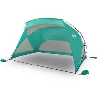 vidaXL Strandzelt Meergrün 274x178x170/148 cm 185T Polyester