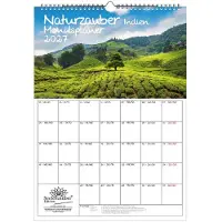 Seelenzauber GmbH Naturzauber Indien Planer DIN A3 Kalender für 2027 Reise Landschaft Natur Land Urlaub - Inhalt: 1x Kalender, 1x Weihnachtsanhänger (insgesamt 2 Teile)