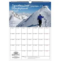 Seelenzauber GmbH Sportzauber Bergsteigen & Bouldern Planer DIN A3 Kalender für 2027 - Geschenkset Inhalt: 1x Kalender 1x Weihnachtsanhänger 1x Grußanhänger (gesamt 3 Teile)